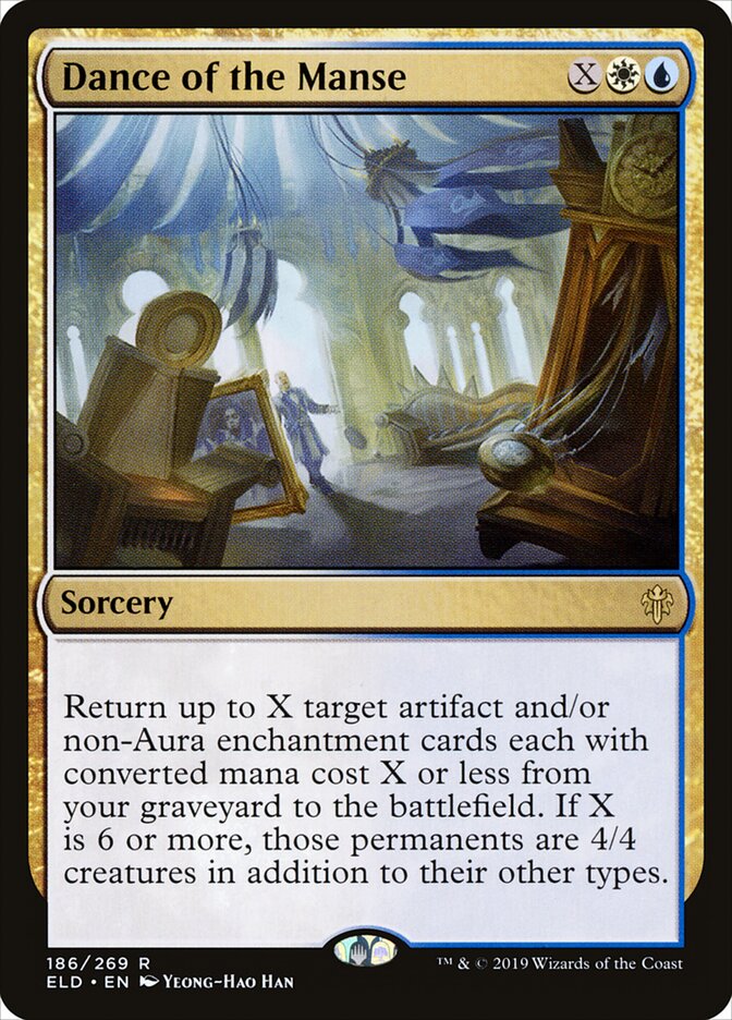 Dance of the Manse, Throne Of Eldraine Card Art