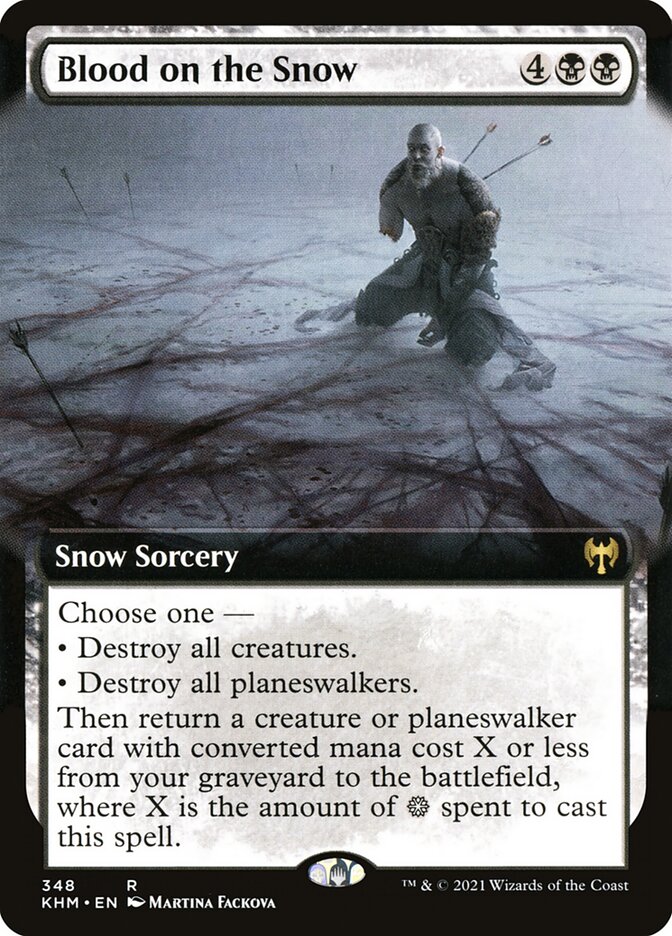 Blood on the Snow, Kaldheim Card Art