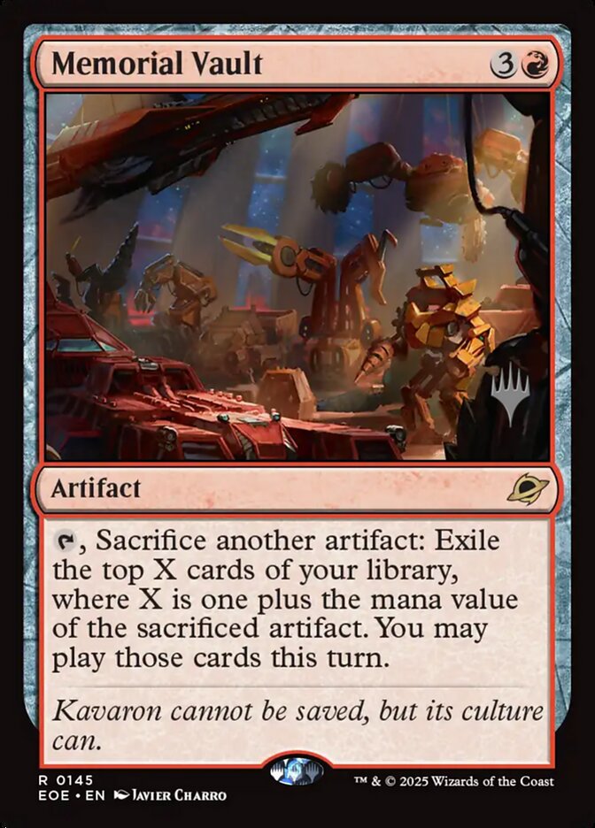 Memorial Vault, Edge Of Eternities Promos Card Art