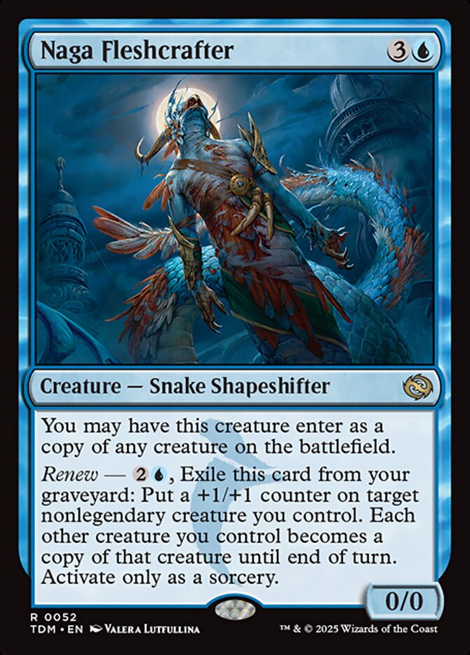 Naga Fleshcrafter, Tarkir: dragonstorm Card Art