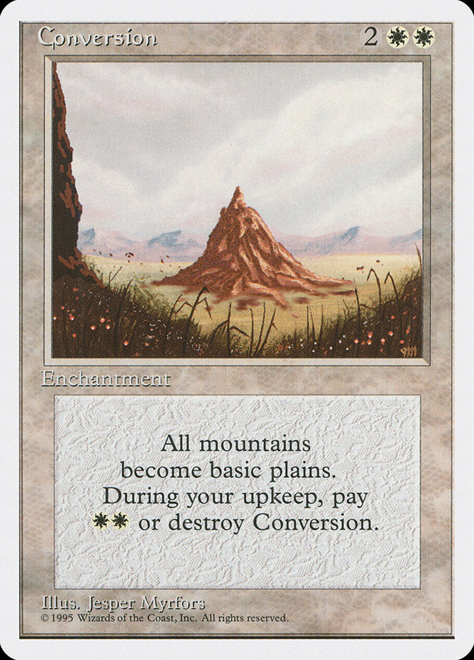Conversion, Fourth edition Card Art