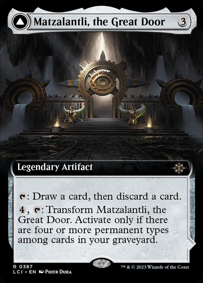 Matzalantli, the Great Door // The Core, The Lost Caverns Of Ixalan Card Art