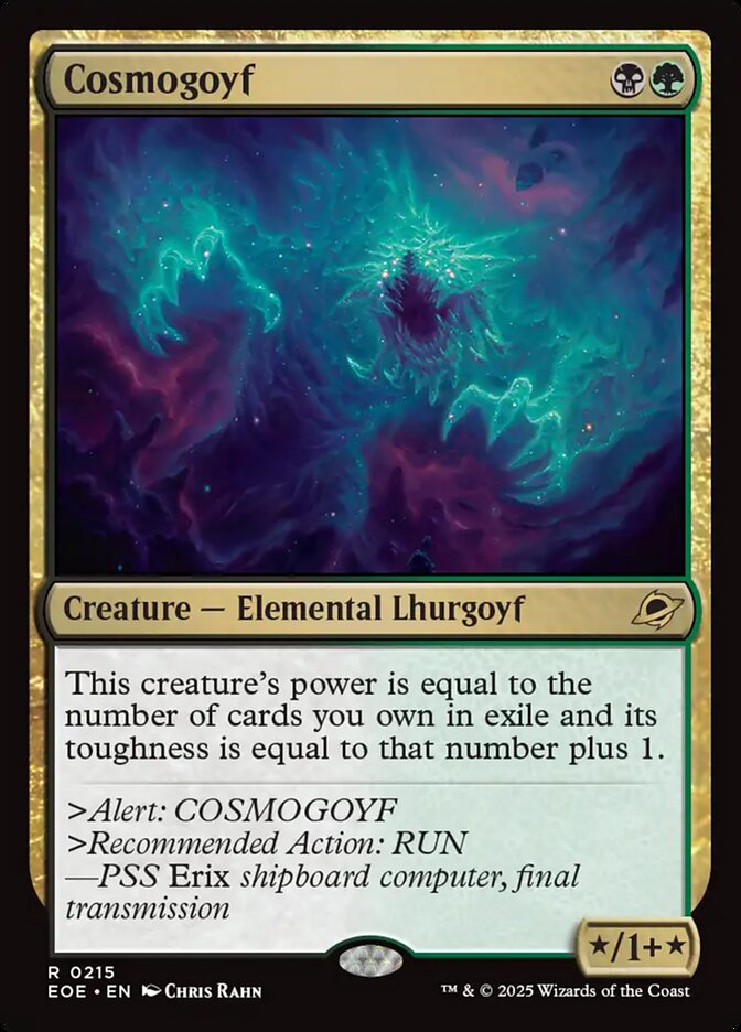 Cosmogoyf, Edge Of Eternities Card Art