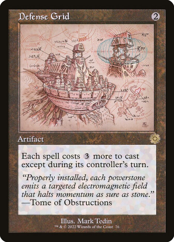 Defense Grid, The Brothers' War Retro Artifacts Card Art