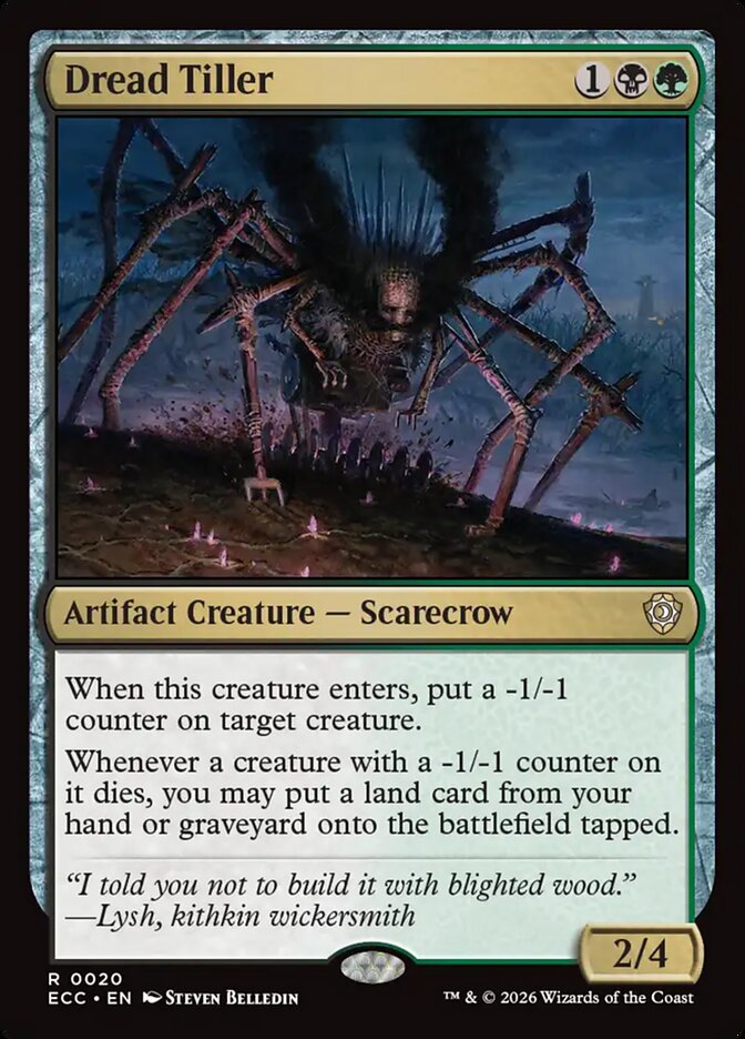 Dread Tiller, Lorwyn Eclipsed Commander Card Art