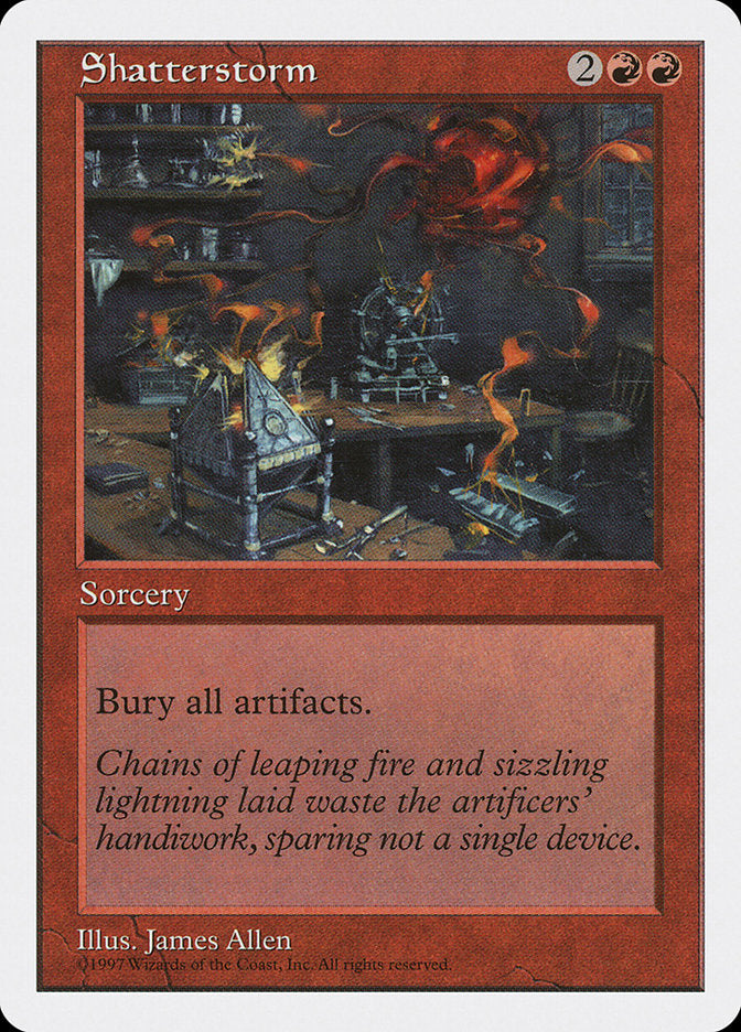 Shatterstorm, Fifth edition Card Art
