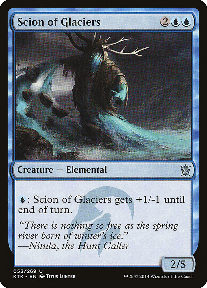 Scion of Glaciers, Khans Of Tarkir Card Art