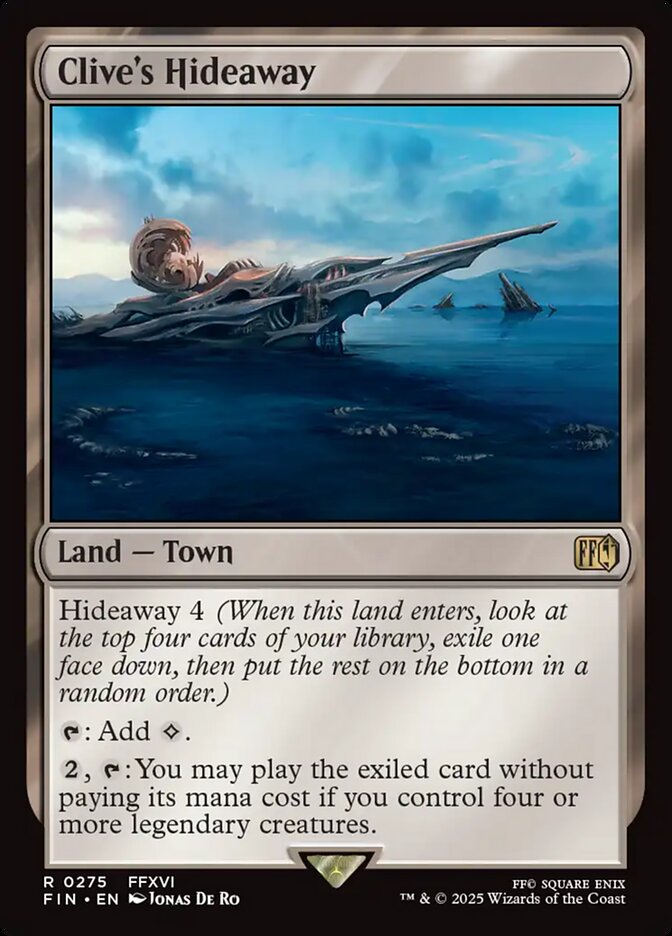 Clive's Hideaway, Final fantasy Card Art
