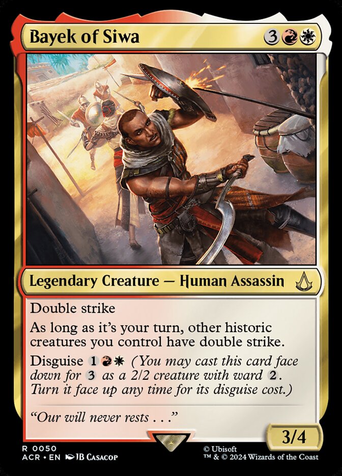 Bayek of Siwa, Assassin'S Creed Card Art