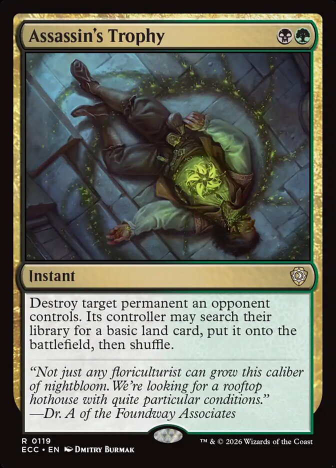 Assassin's Trophy, Lorwyn Eclipsed Commander Card Art