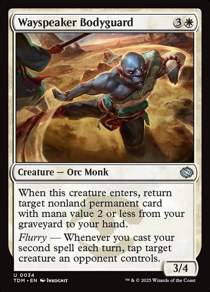Wayspeaker Bodyguard, Tarkir: dragonstorm Card Art
