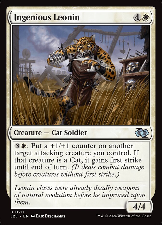 Ingenious Leonin, Foundations Jumpstart Card Art