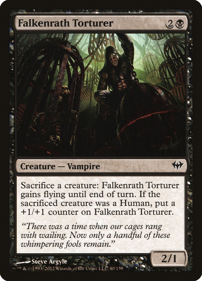 Falkenrath Torturer, Dark Ascension Card Art