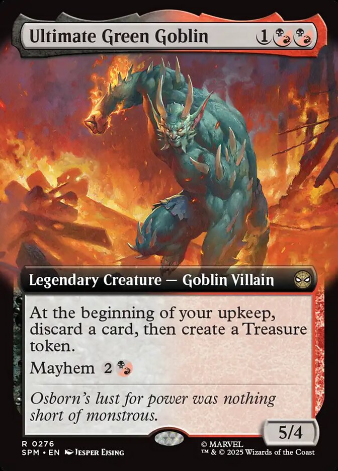 Ultimate Green Goblin, Marvel'S Spider-Man Card Art