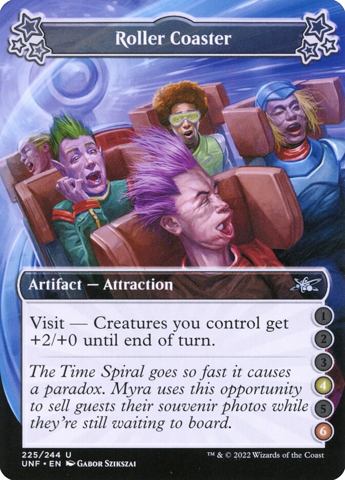 Roller Coaster, Unfinity Card Art