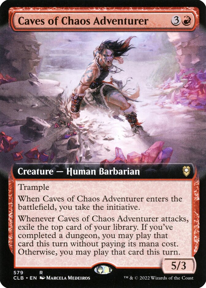 Caves of Chaos Adventurer, Commander Legends: Battle For Baldur'S Gate Card Art