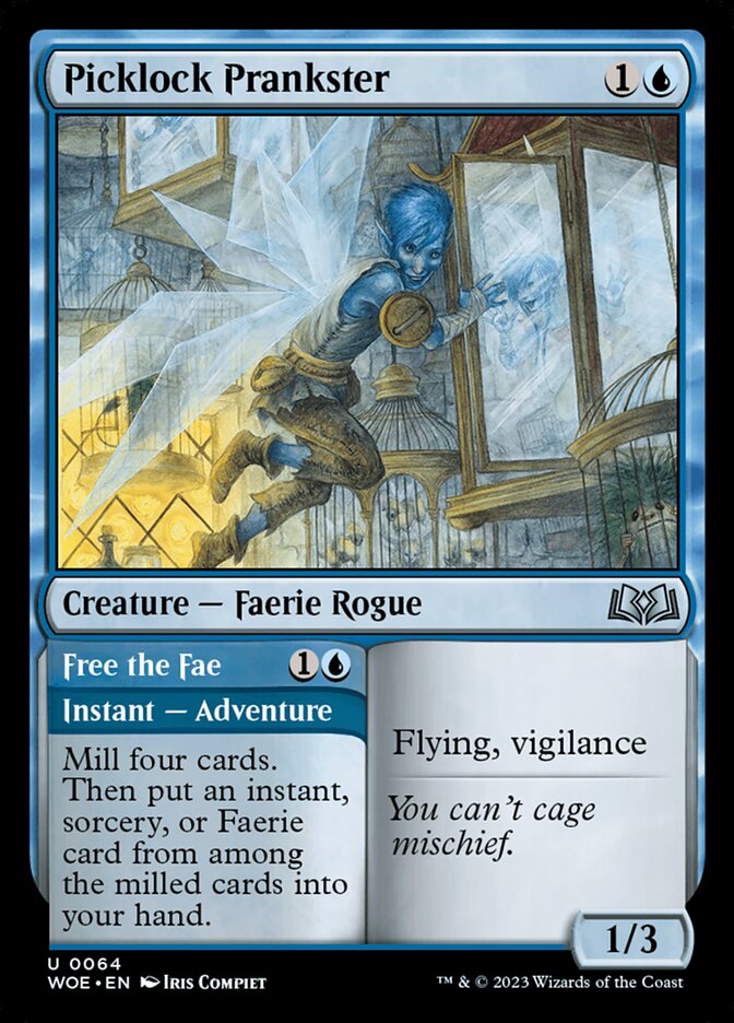 Picklock Prankster // Free the Fae, Wilds of eldraine Card Art