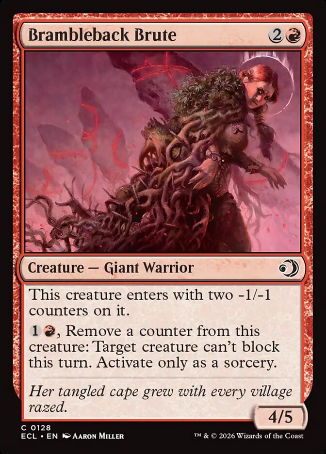 Brambleback Brute, Lorwyn Eclipsed Card Art