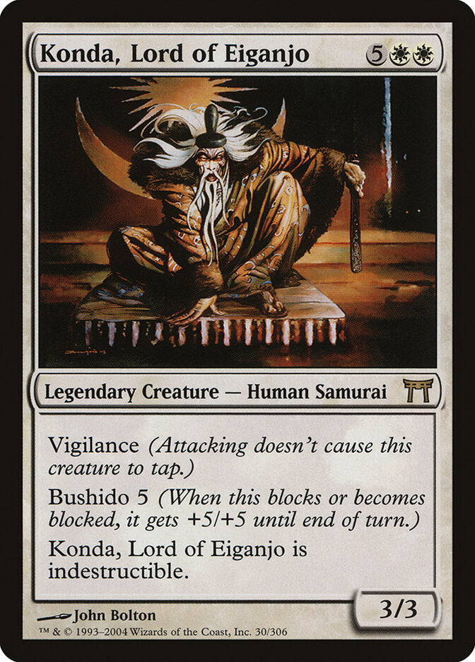 Konda, Lord of Eiganjo, Champions Of Kamigawa Card Art