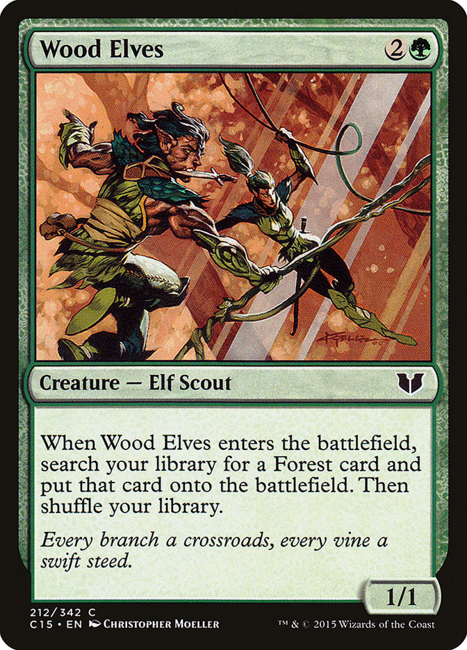 Wood Elves, Commander 2015 Card Art