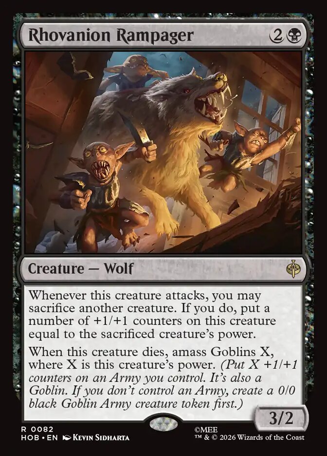 Rhovanion Rampager, The Hobbit Card Art