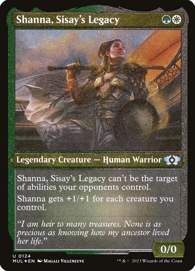 Shanna, Sisay's Legacy - Etched Foil