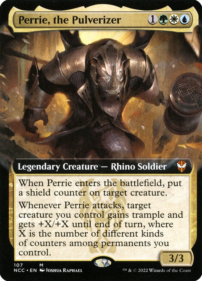 Perrie, the Pulverizer, New Capenna Commander Card Art