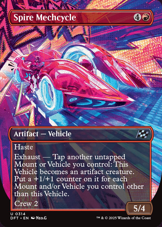 Spire Mechcycle, Aetherdrift Card Art