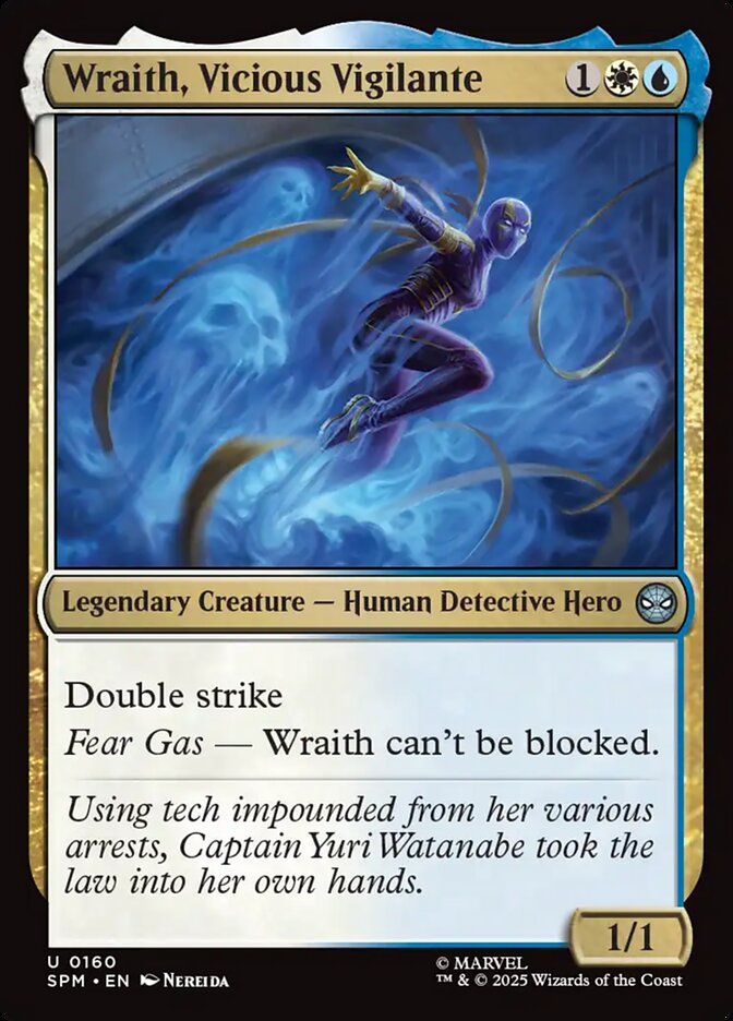 Wraith, Vicious Vigilante, Marvel'S Spider-Man Card Art