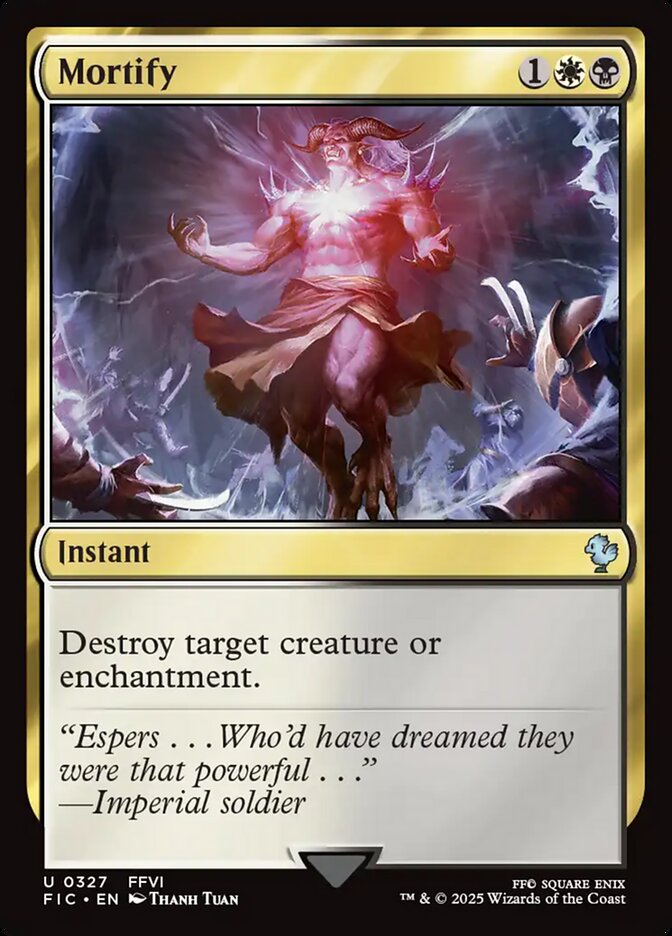 Mortify, Final fantasy commander Card Art