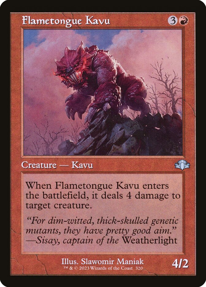 Flametongue Kavu - Foil