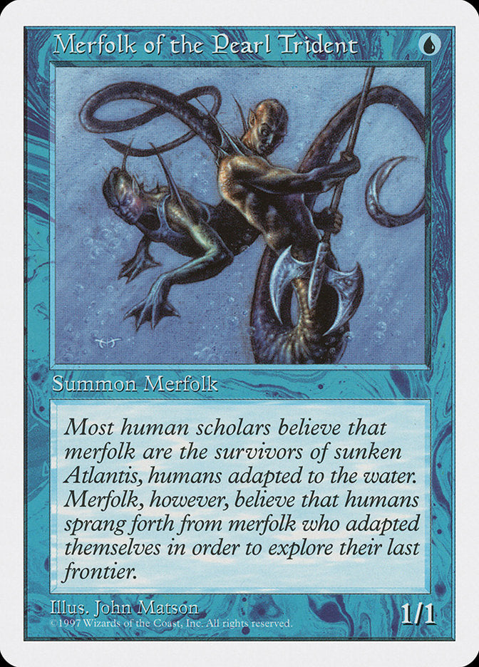 Merfolk of the Pearl Trident, Fifth edition Card Art