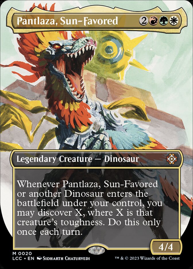Pantlaza, Sun-Favored, The Lost Caverns Of Ixalan Commander Card Art