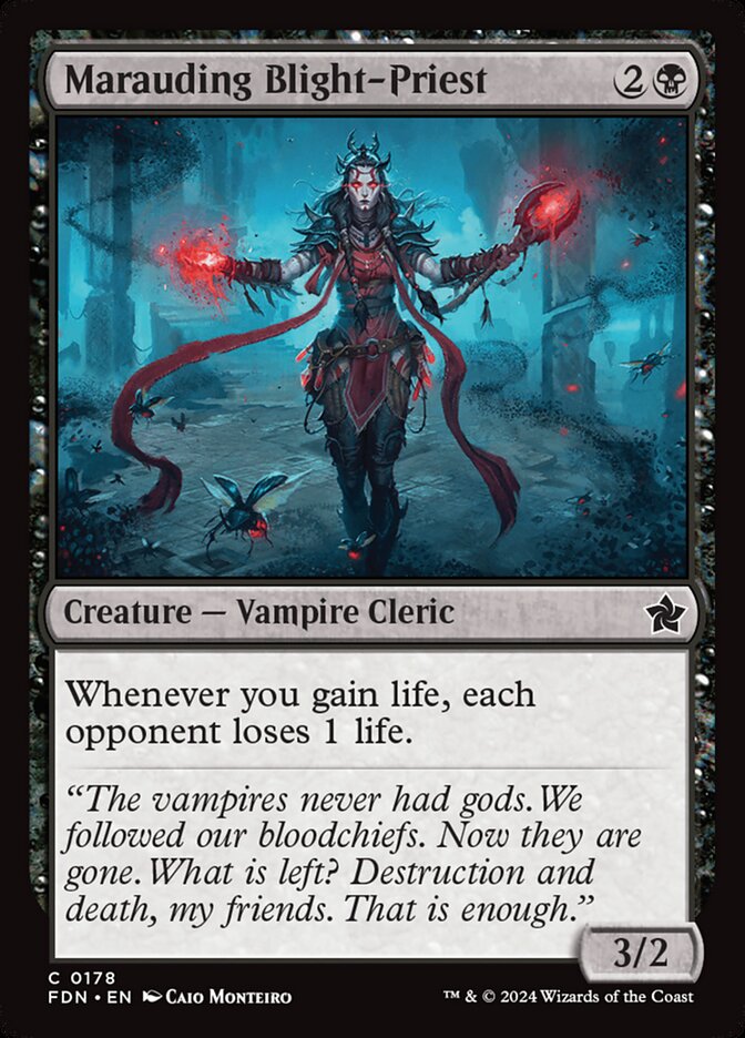 Marauding Blight-Priest, Foundations Card Art