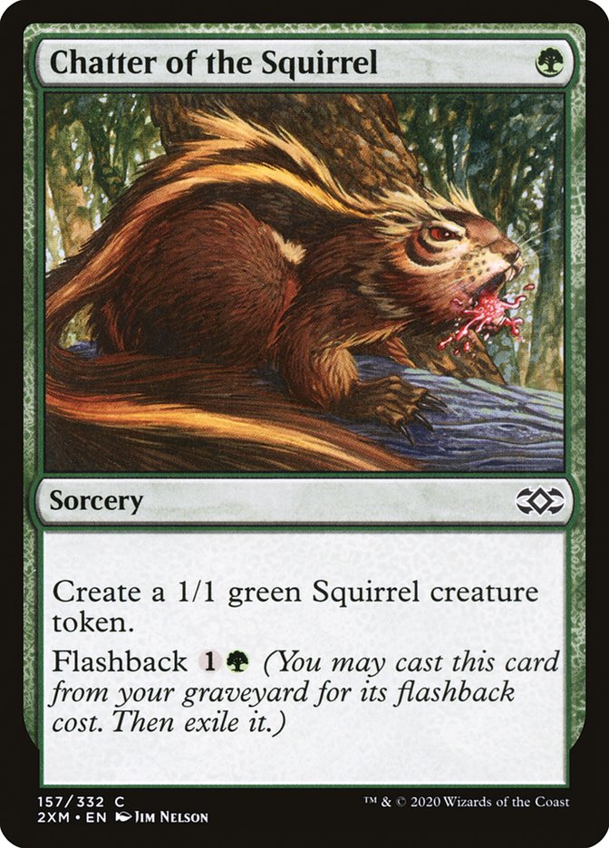 Chatter of the Squirrel, Double Masters Card Art