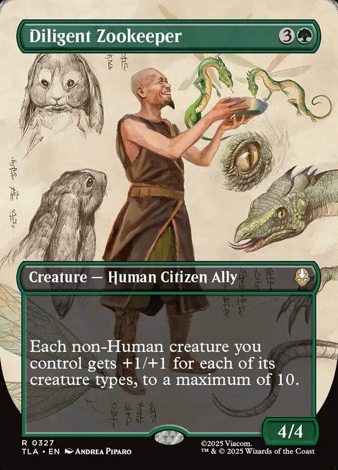 Diligent Zookeeper, Avatar: The Last Airbender Card Art