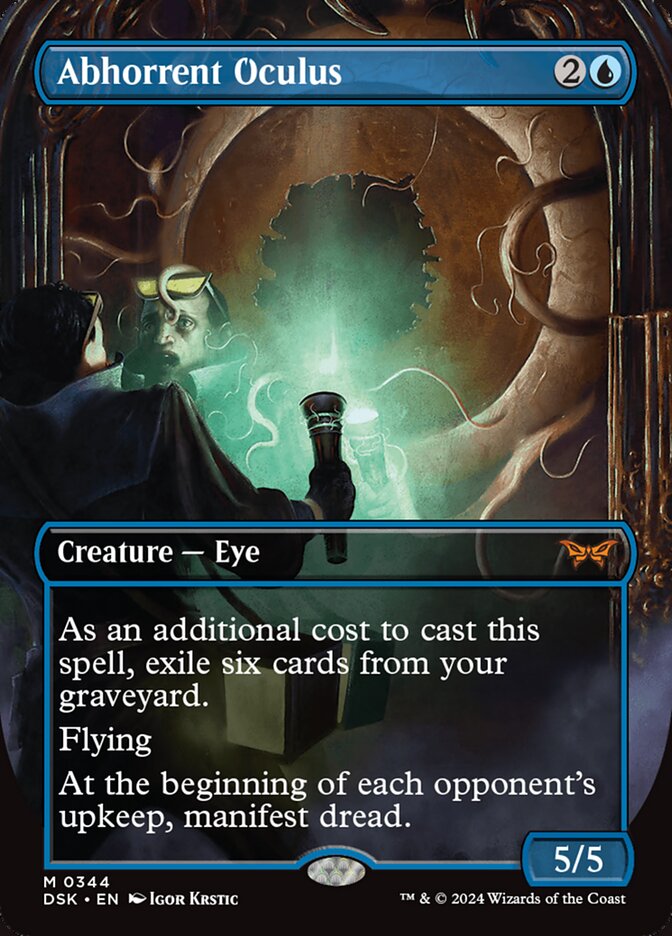 Abhorrent Oculus, Duskmourn: House Of Horror Card Art