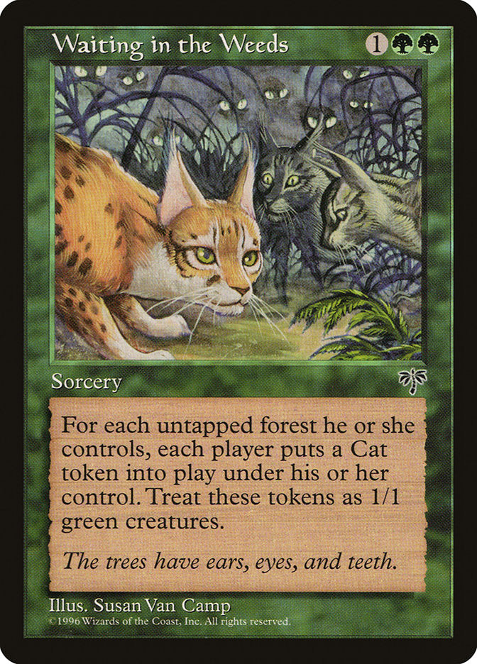 Waiting in the Weeds, Mirage Card Art