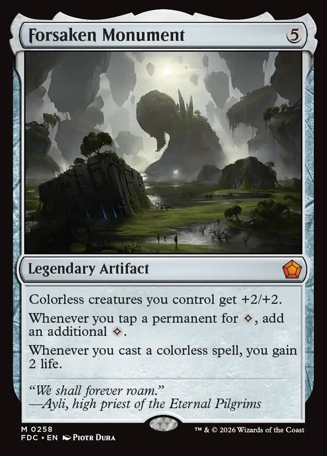 Forsaken Monument, Foundations Commander Card Art