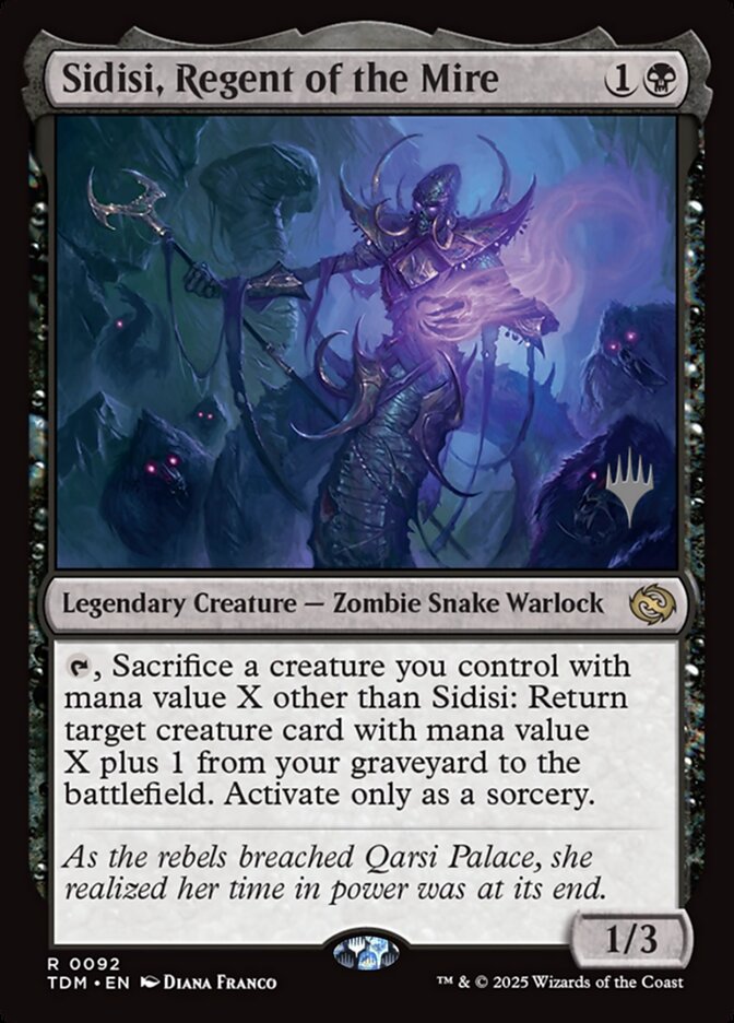Sidisi, Regent of the Mire, Tarkir: Dragonstorm Promos Card Art