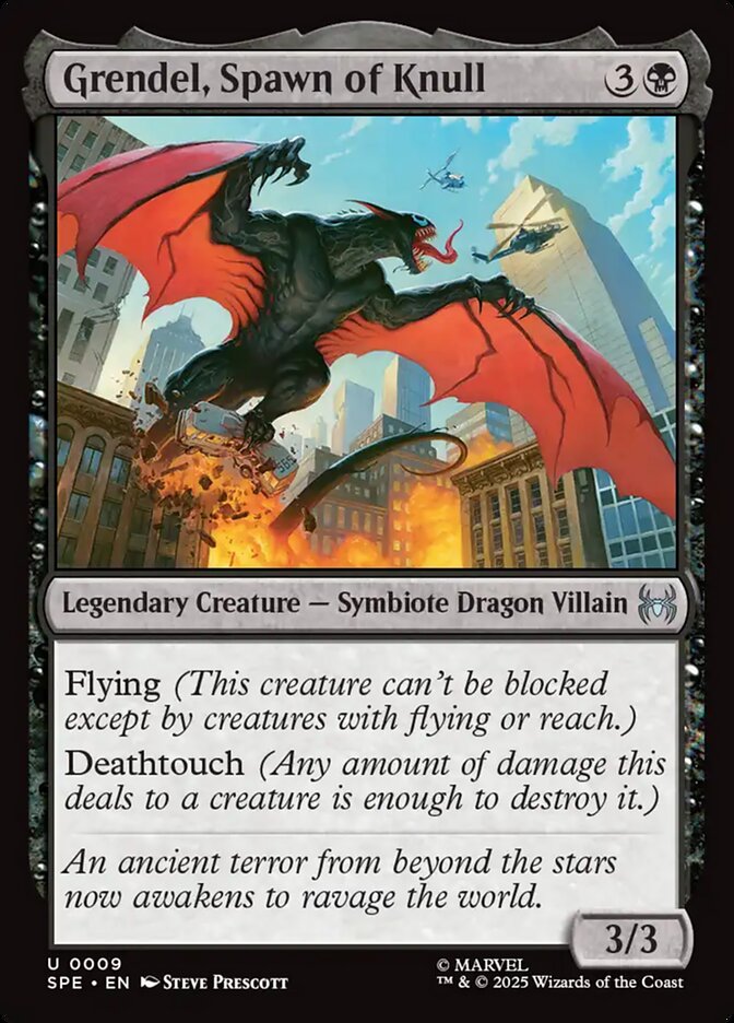 Grendel, Spawn of Knull, Marvel'S Spider-Man Eternal Card Art
