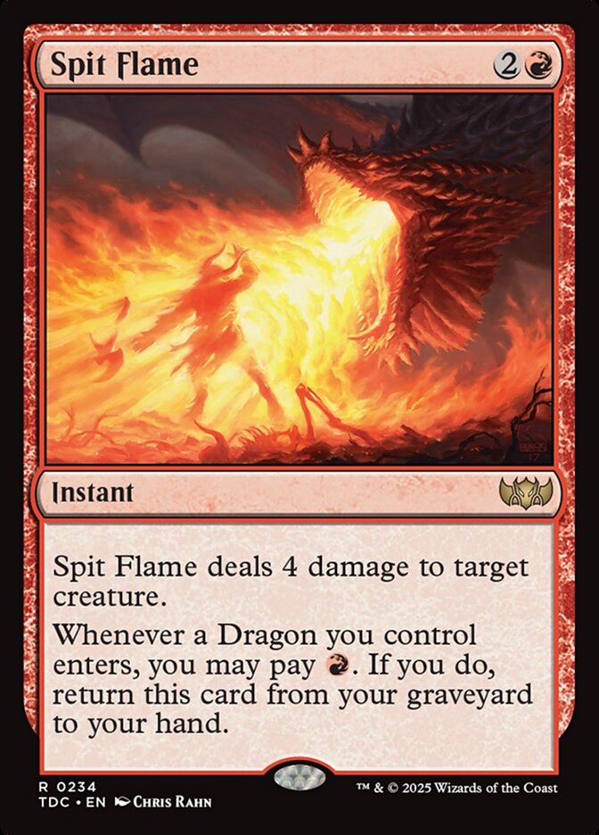 Spit Flame, Tarkir: dragonstorm commander Card Art