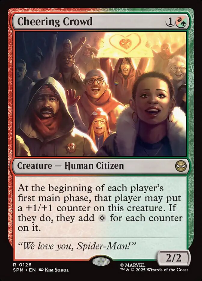 Cheering Crowd, Marvel'S Spider-Man Card Art