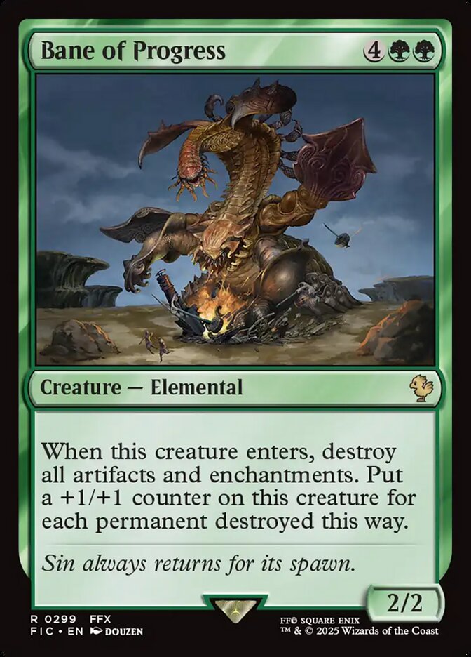 Bane of Progress, Final fantasy commander Card Art