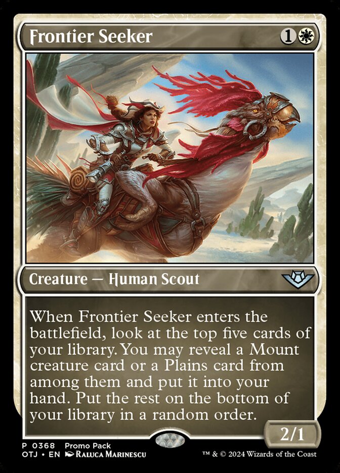 Frontier Seeker, Outlaws of thunder junction Card Art