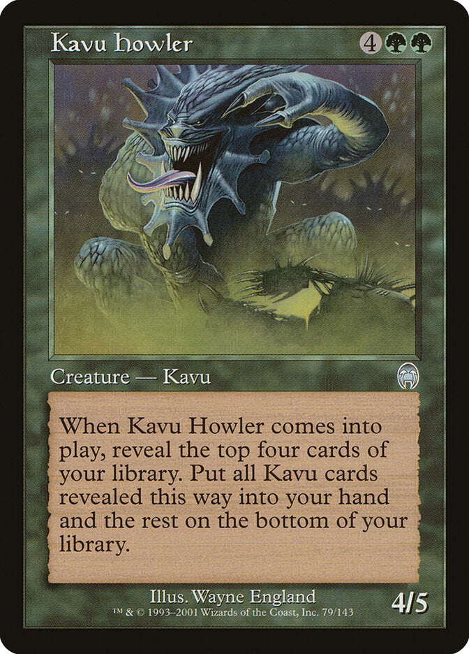 Kavu Howler, Apocalypse Card Art
