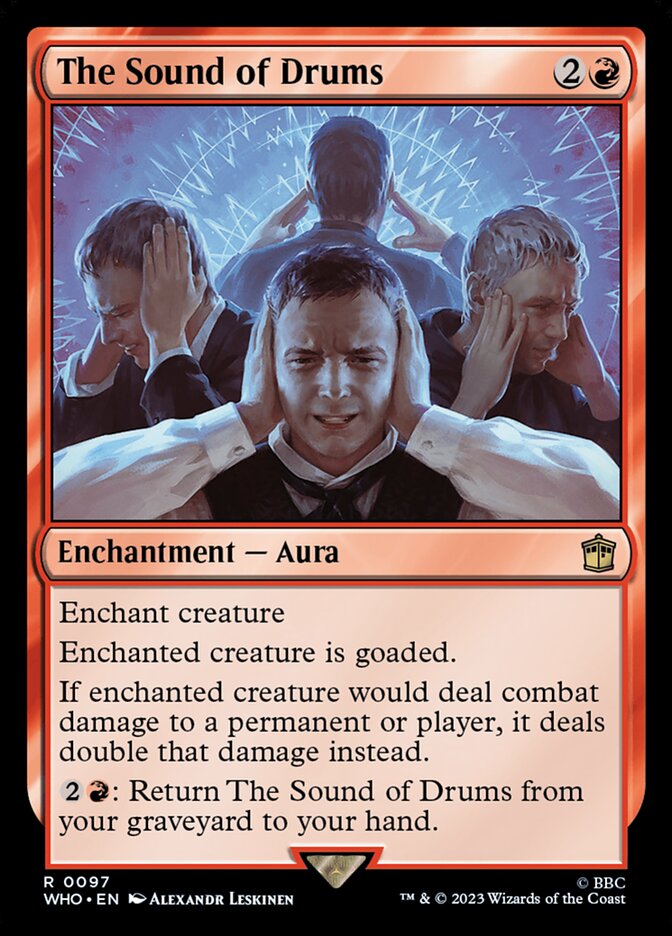 The Sound of Drums, Doctor Who Card Art