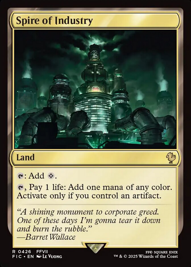 Spire of Industry, Final fantasy commander Card Art