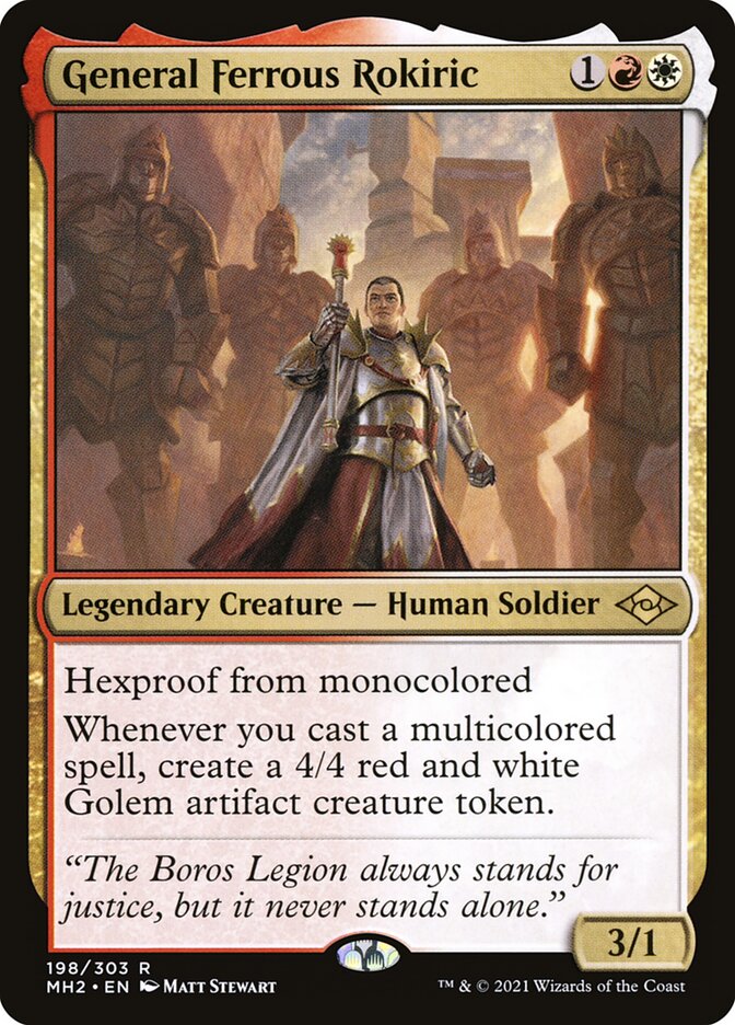 General Ferrous Rokiric, Modern Horizons 2 Card Art