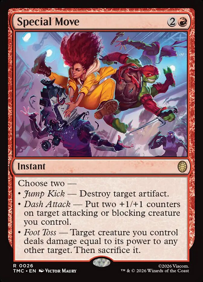 Special Move, Teenage Mutant Ninja Turtles Eternal Card Art